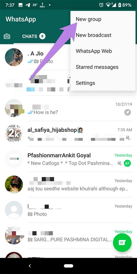 cp whatsapp groups|How to create and invite into a group .
